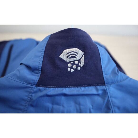 Mountain Hard Wear OM3894 Men's Sz Small Blue/Black Full Zip Windbreaker Jacket - Picture 7 of 10